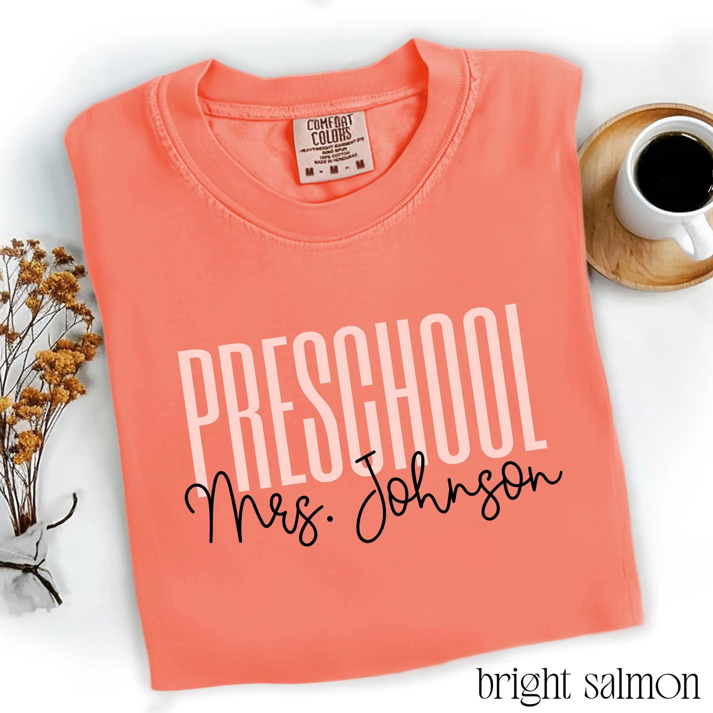 Comfort Colors Teacher Shirt, Pre K Teacher Shirt, Preschool Shirt, Back to School Shirt, Pre-K Dream Team Custom Teacher Appreciation Tee