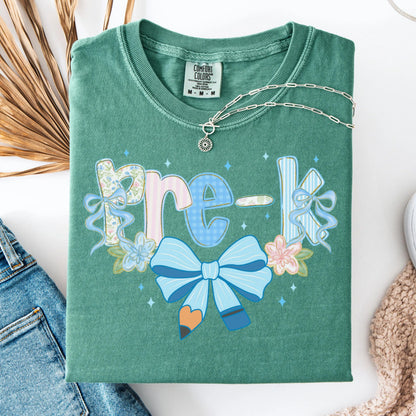 Comfort Colors Teacher Shirt, Pre K Grade Teacher Shirt, Preschool Teacher Shirt, Pre-K Teacher Tee, Back to School Shirt, Teacher Tee