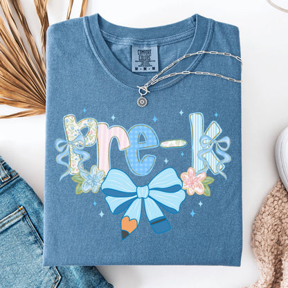 Comfort Colors Teacher Shirt, Pre K Grade Teacher Shirt, Preschool Teacher Shirt, Pre-K Teacher Tee, Back to School Shirt, Teacher Tee