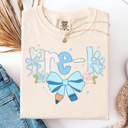 Comfort Colors Teacher Shirt, Pre K Grade Teacher Shirt, Preschool Teacher Shirt, Pre-K Teacher Tee, Back to School Shirt, Teacher Tee
