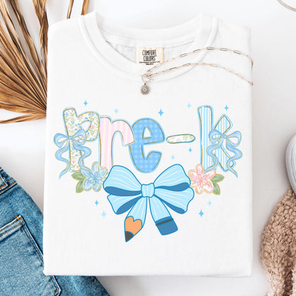 Comfort Colors Teacher Shirt, Pre K Grade Teacher Shirt, Preschool Teacher Shirt, Pre-K Teacher Tee, Back to School Shirt, Teacher Tee
