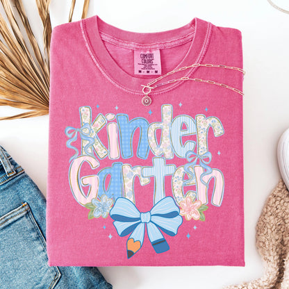 Comfort Colors Teacher Shirt, Kindergarten Teacher Shirt, Kindergarten Shirt, Back to School Shirt, Custom Teacher Appreciation Tee