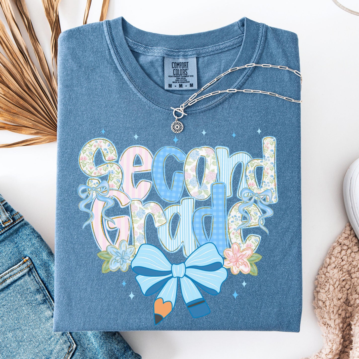 Comfort Colors Teacher Shirt, Second Grade Teacher Shirt, 2nd Grade Teacher Shirt, 2nd Grade Teacher Tee, Back to School Shirt, Teacher Tee