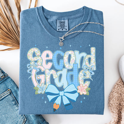 Comfort Colors Teacher Shirt, Second Grade Teacher Shirt, 2nd Grade Teacher Shirt, 2nd Grade Teacher Tee, Back to School Shirt, Teacher Tee