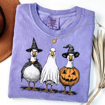 Halloween Costume Goose Comfort Colors Tee