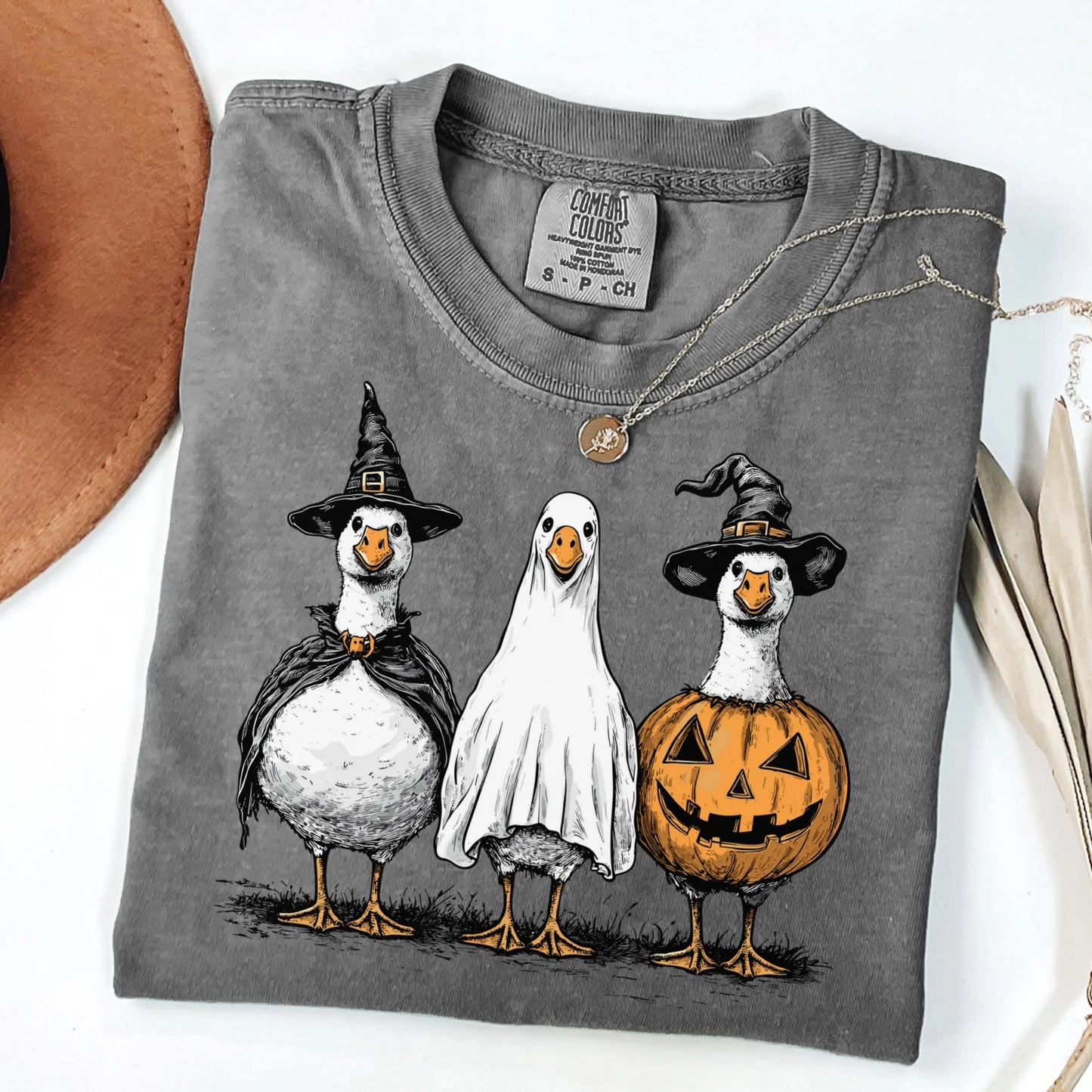 Halloween Costume Goose Comfort Colors Tee