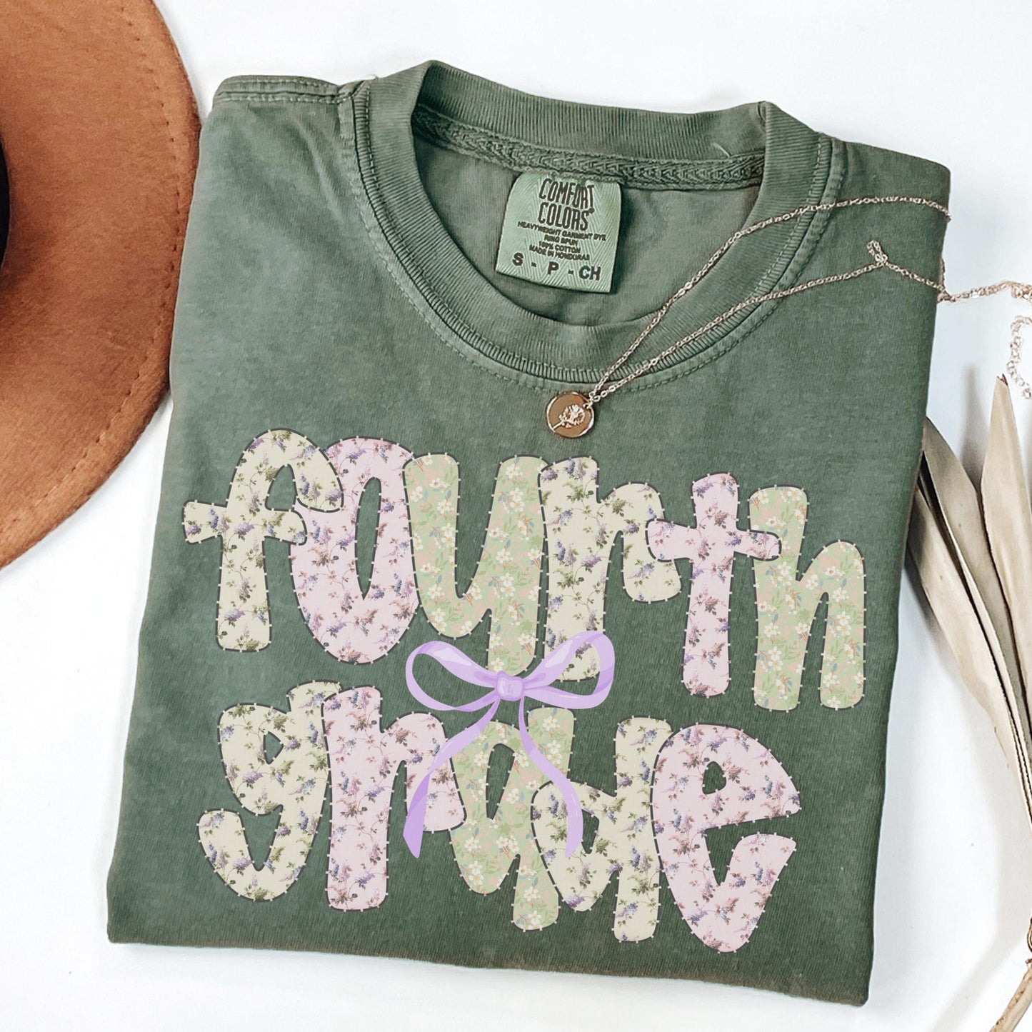 Comfort Colors Teacher Shirt, Fourth Grade Teacher Shirt, 4th Grade Teacher Team Tee, Floral Fourth Grade Teacher Tee, Back to School Shirt