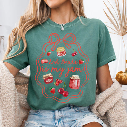 Comfort Colors Teacher Shirt, Second Grade Teacher Shirt, 2nd Grade Teacher Shirt, 2nd Grade Teacher Tee, Back to School Shirt, Is My Jam