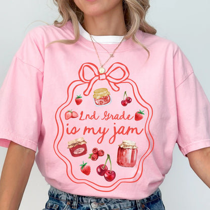 Comfort Colors Teacher Shirt, Second Grade Teacher Shirt, 2nd Grade Teacher Shirt, 2nd Grade Teacher Tee, Back to School Shirt, Is My Jam