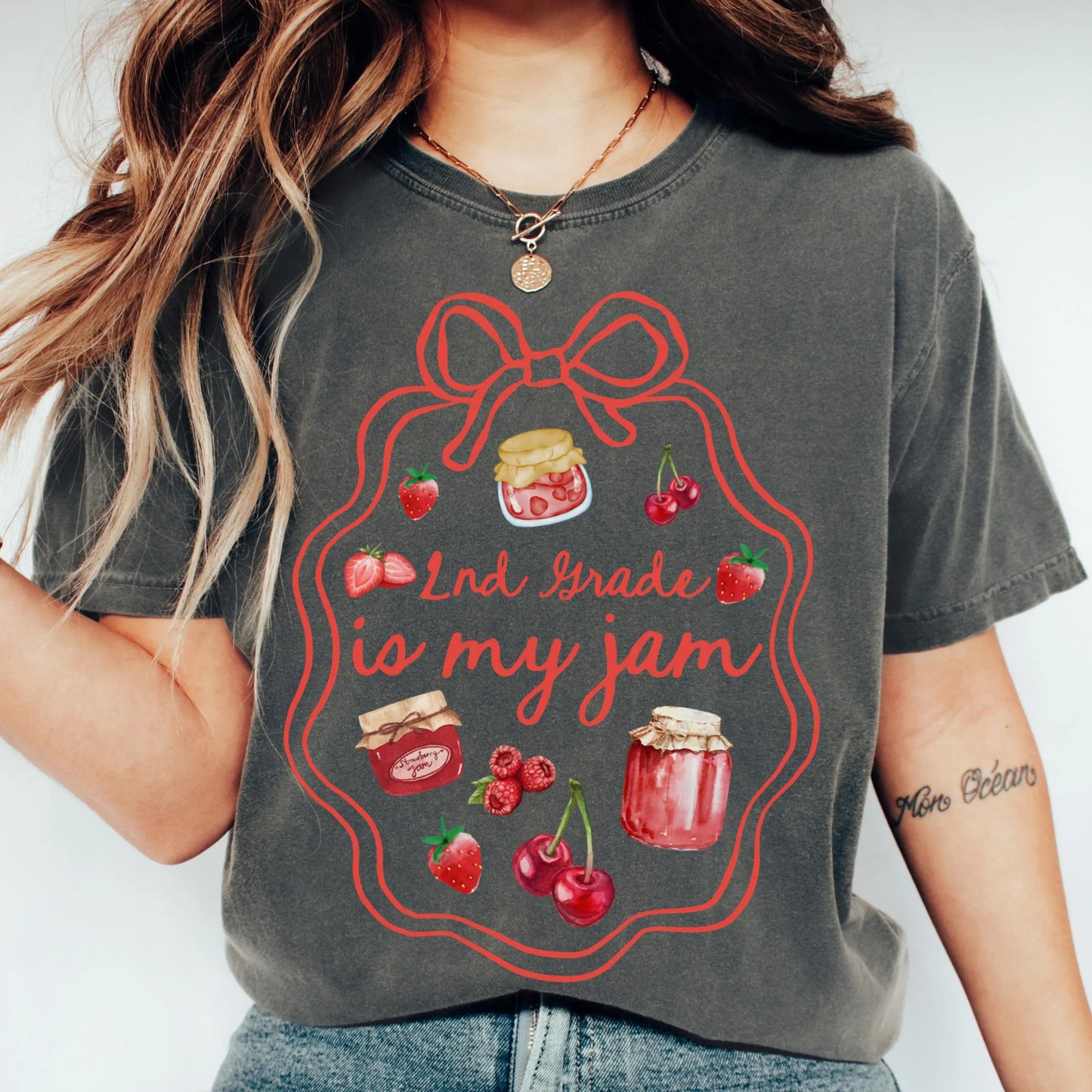 Comfort Colors Teacher Shirt, Second Grade Teacher Shirt, 2nd Grade Teacher Shirt, 2nd Grade Teacher Tee, Back to School Shirt, Is My Jam