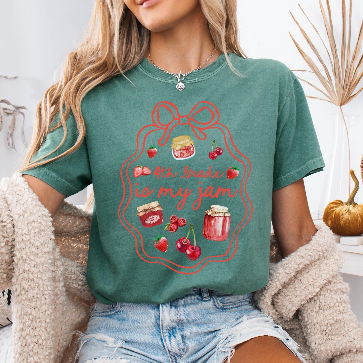 Comfort Colors Teacher Shirt, Fourth Grade Teacher Shirt, 4th Grade Teacher Shirt, 4th Grade Teacher Tee, Back to School Shirt, Is My Jam