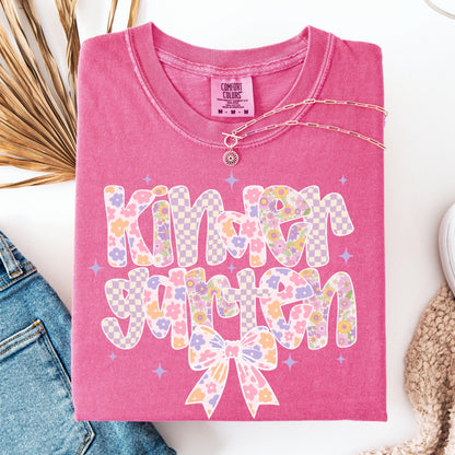Comfort Colors Teacher Shirt, Kindergarten Teacher Shirt, Kindergarten Shirt, Back to School Shirt, Custom Teacher Appreciation Tee