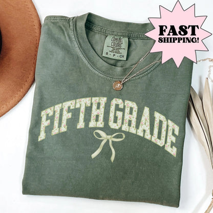 Comfort Colors Teacher Shirt, Fifth Grade Teacher Shirt, 5th Grade Teacher Shirt, 5th Grade Teacher Tee, Back to School Shirt, Teacher Tee