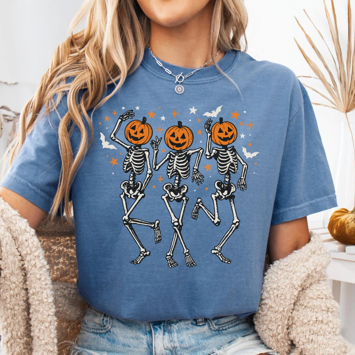 Dancing Skeleton Comfort Colors Tee