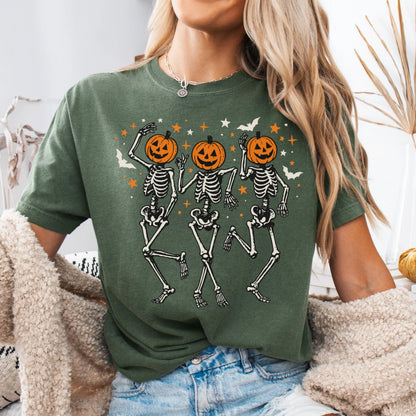 Dancing Skeleton Comfort Colors Tee