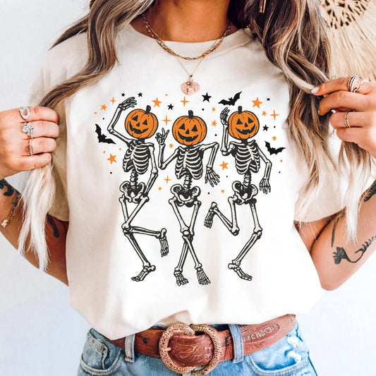 Dancing Skeleton Comfort Colors Tee