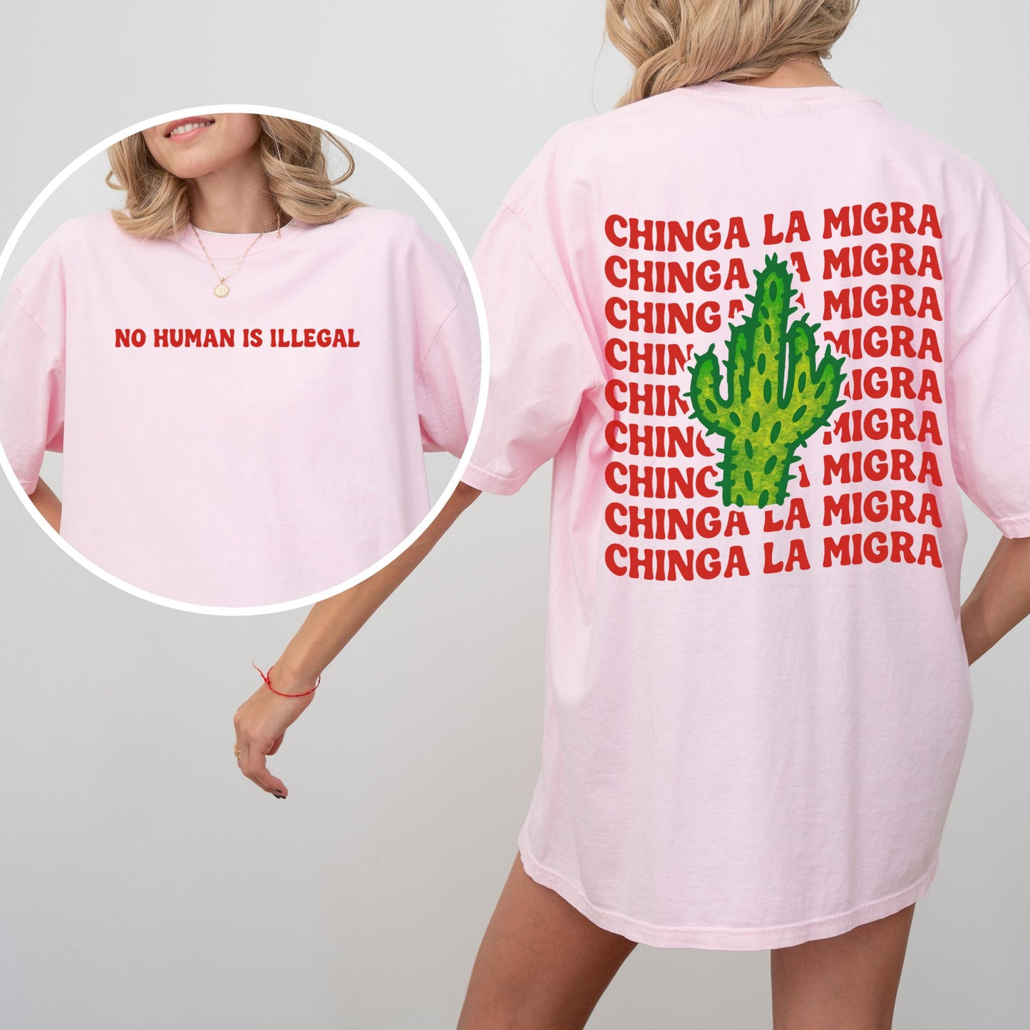 Comfort Colors Chinga La Migra Shirt, Abolish Ice Shirt, Ice Protest Shirt, FDT Tee, Foxtrot Delta Tango, Resistance Shirt, Mexican Pride