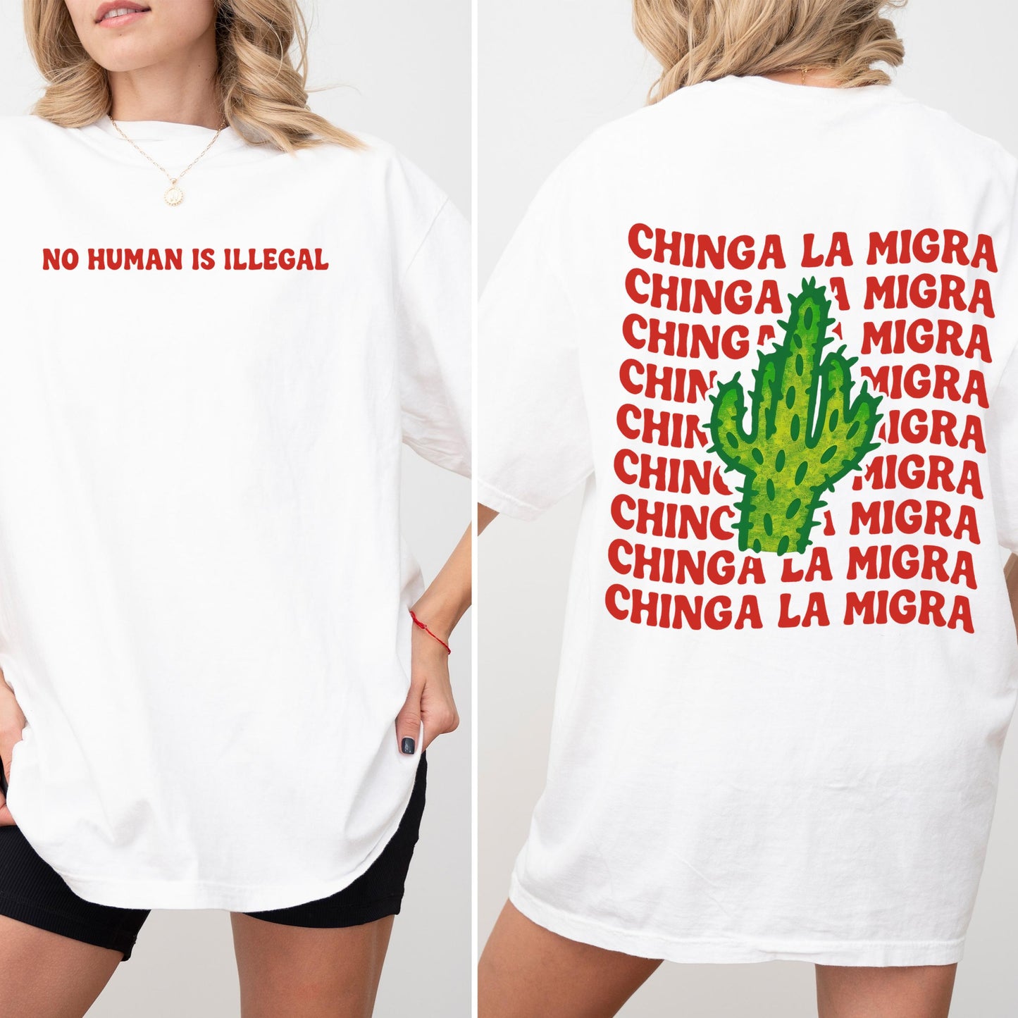 Comfort Colors Chinga La Migra Shirt, Abolish Ice Shirt, Ice Protest Shirt, FDT Tee, Foxtrot Delta Tango, Resistance Shirt, Mexican Pride