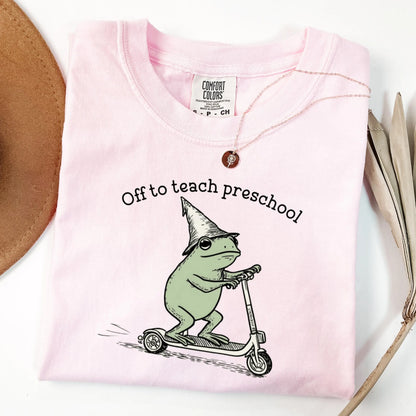 Comfort Colors Teacher Shirt, Pre K Grade Teacher Shirt, Preschool Teacher Shirt, Pre K Teacher Tee, Back to School Shirt, Teacher Tee