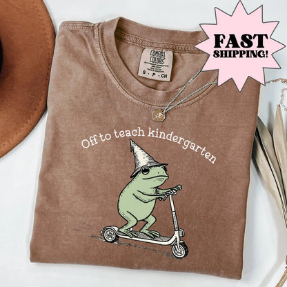 Comfort Colors Teacher Shirt, Kindergarten Teacher Shirt, Kindergarten Shirt, Back to School Shirt, Custom Teacher Appreciation Tee