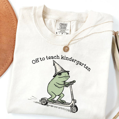 Comfort Colors Teacher Shirt, Kindergarten Teacher Shirt, Kindergarten Shirt, Back to School Shirt, Custom Teacher Appreciation Tee