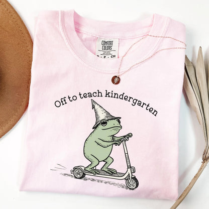 Comfort Colors Teacher Shirt, Kindergarten Teacher Shirt, Kindergarten Shirt, Back to School Shirt, Custom Teacher Appreciation Tee