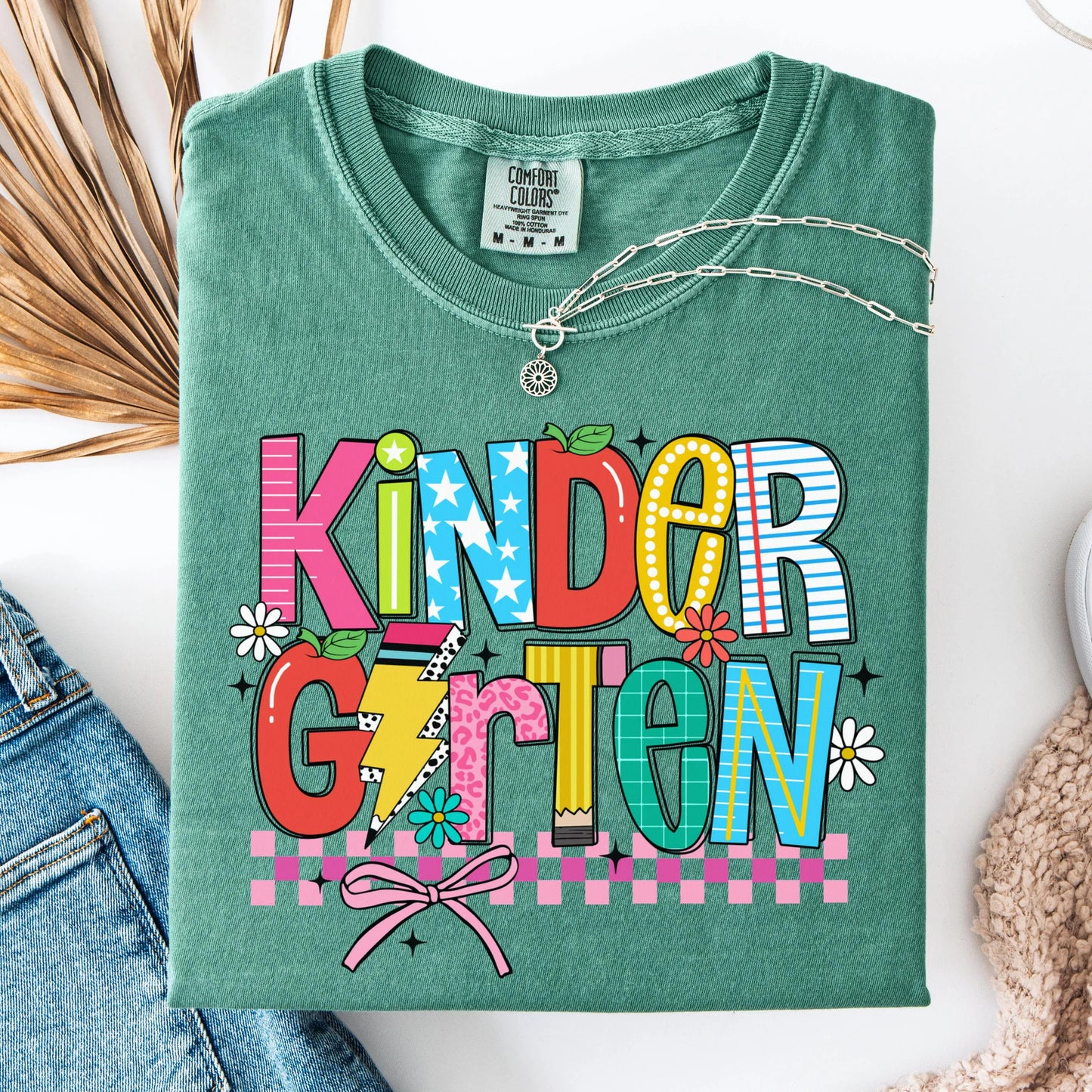 Comfort Colors Teacher Shirt, Kindergarten Teacher Shirt, Kindergarten Shirt, Back to School Shirt, Custom Teacher Appreciation Tee