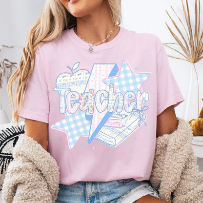 Comfort Colors Teacher Shirt, Teacher Shirts, Kindergarten Teacher Shirt, Custom Teacher Tshirt, Back to School Shirt, Teacher Appreciation
