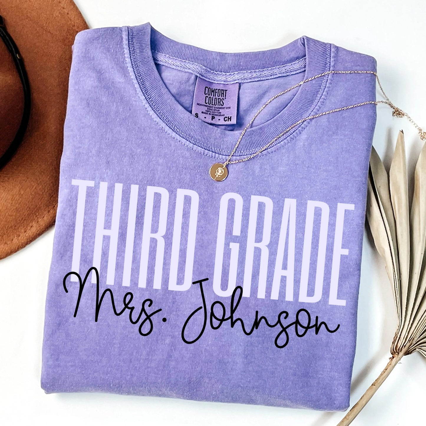 Comfort Colors Teacher Shirt, Third Grade Teacher Shirt, 3rd Grade Teacher Shirt, 3rd Grade Teacher Tee, Back to School Shirt, Teacher Tee