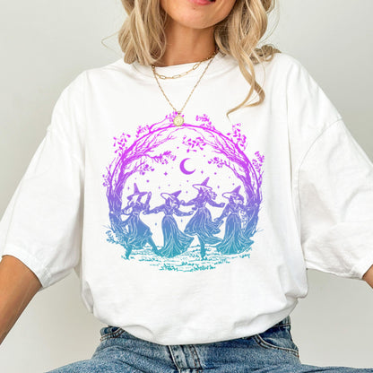 Girls Will Be Girls Salem Witch Comfort Colors Halloween Tee