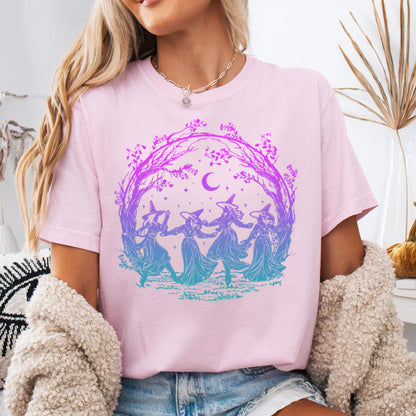 Girls Will Be Girls Salem Witch Comfort Colors Halloween Tee