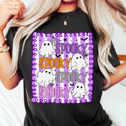 Comfort Colors Halloween Shirt, Halloween Ghost Shirt, Cute Ghost Shirt, Fall Halloween Spooky Tee, Cute Boo Shirt, Halloween Tee Gift