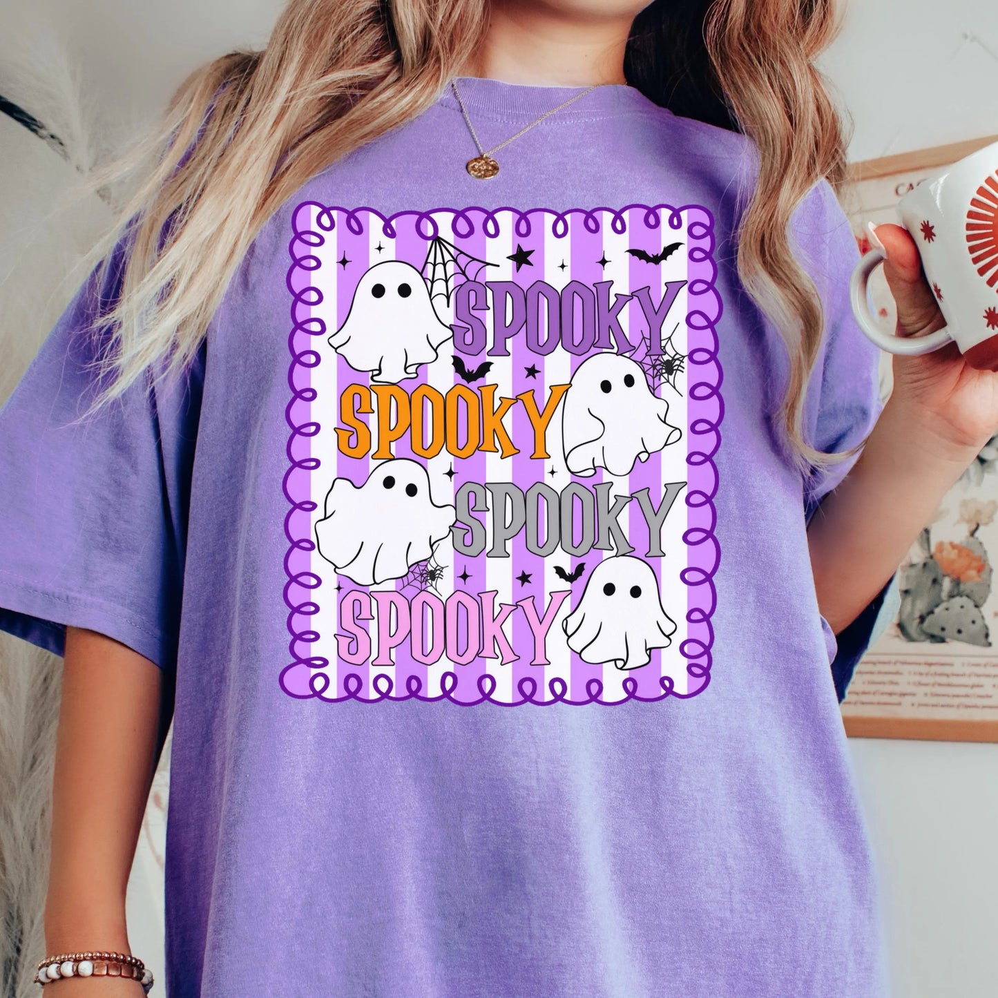 Comfort Colors Halloween Shirt, Halloween Ghost Shirt, Cute Ghost Shirt, Fall Halloween Spooky Tee, Cute Boo Shirt, Halloween Tee Gift