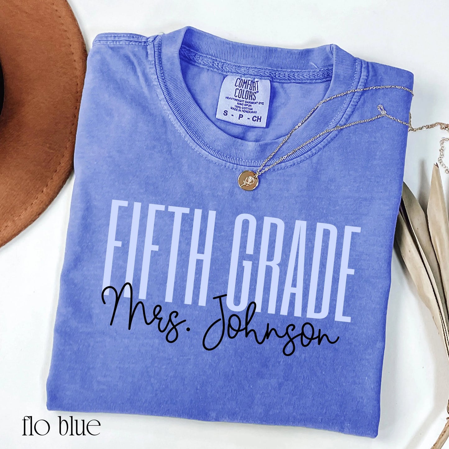 Comfort Colors Teacher Shirt, Fifth Grade Teacher Shirt, 5th Grade Teacher Shirt, Back to School Shirt, Custom Teacher Appreciation Tee