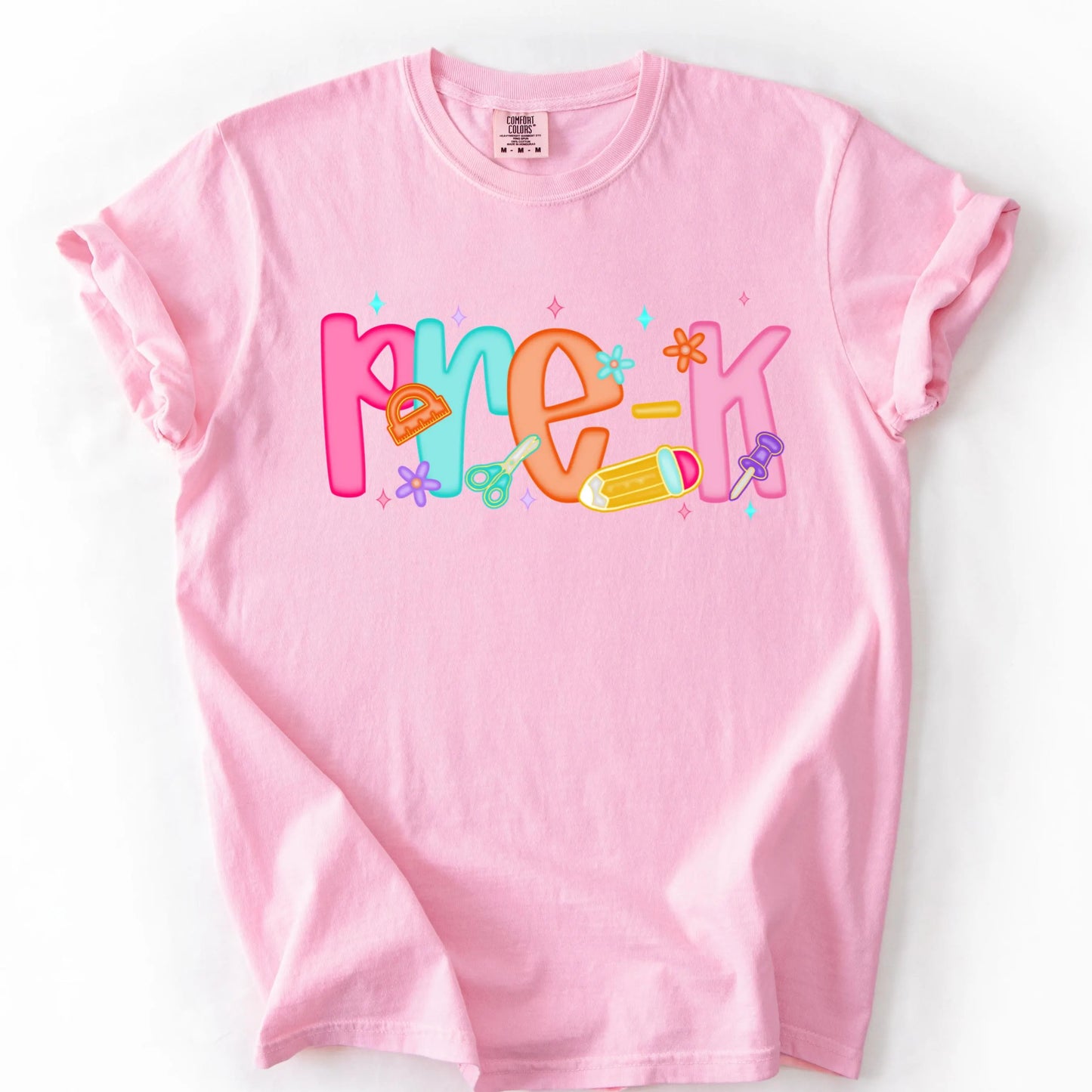 Comfort Colors Teacher Shirt, Pre K Grade Teacher Shirt, Kindergarten Teacher Shirt, Pre K Teacher Tee, Back to School Shirt, Teacher Tee