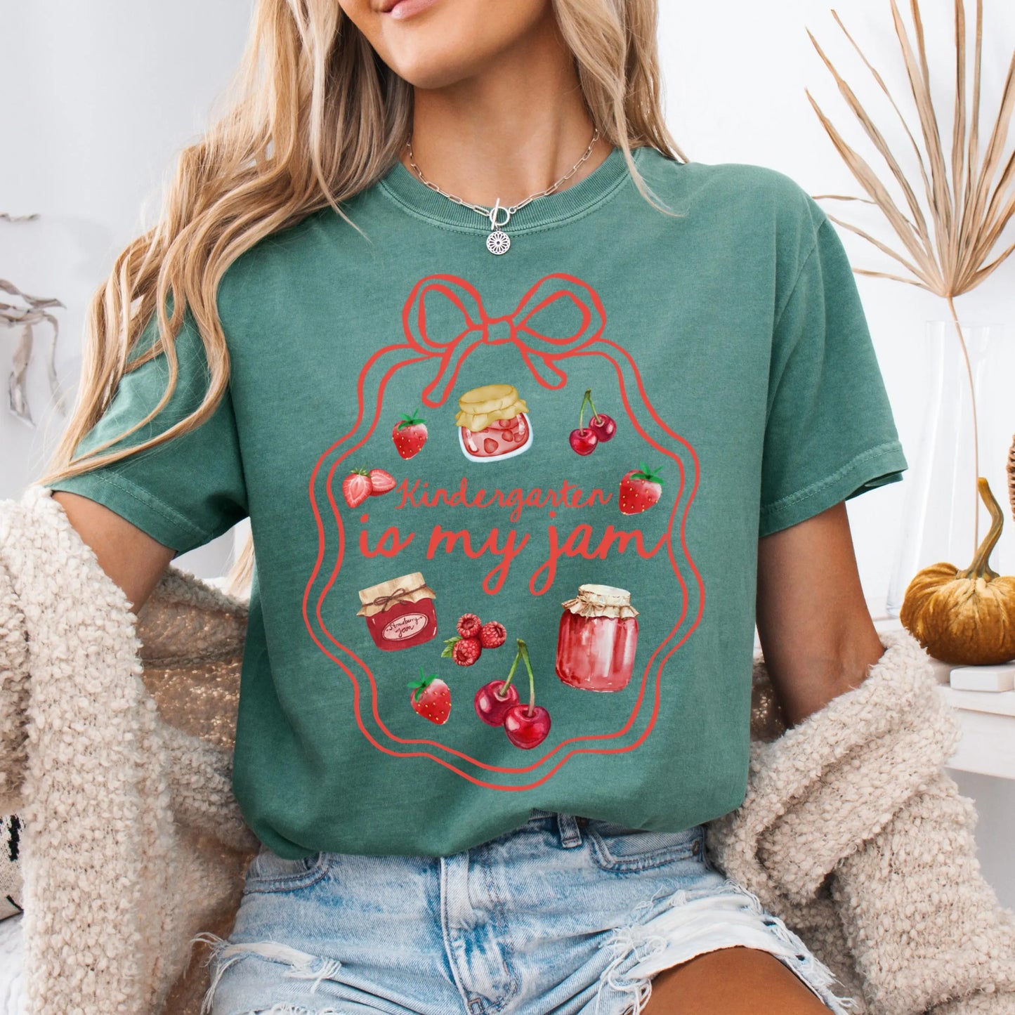 Comfort Colors Teacher Shirt, Kindergarten Teacher Shirt, Kinder Teacher Shirt, Pre K Teacher Tee, Back to School Shirt, Is My Jam Tee