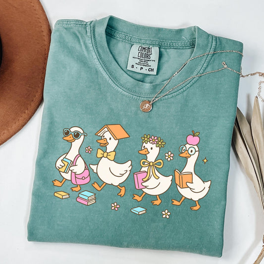 Comfort Colors Teacher Shirt, Kindergarten Teacher Teacher Shirt, Goose Shirt, Preschool Teacher Shirt, First Grade Back to School Shirt
