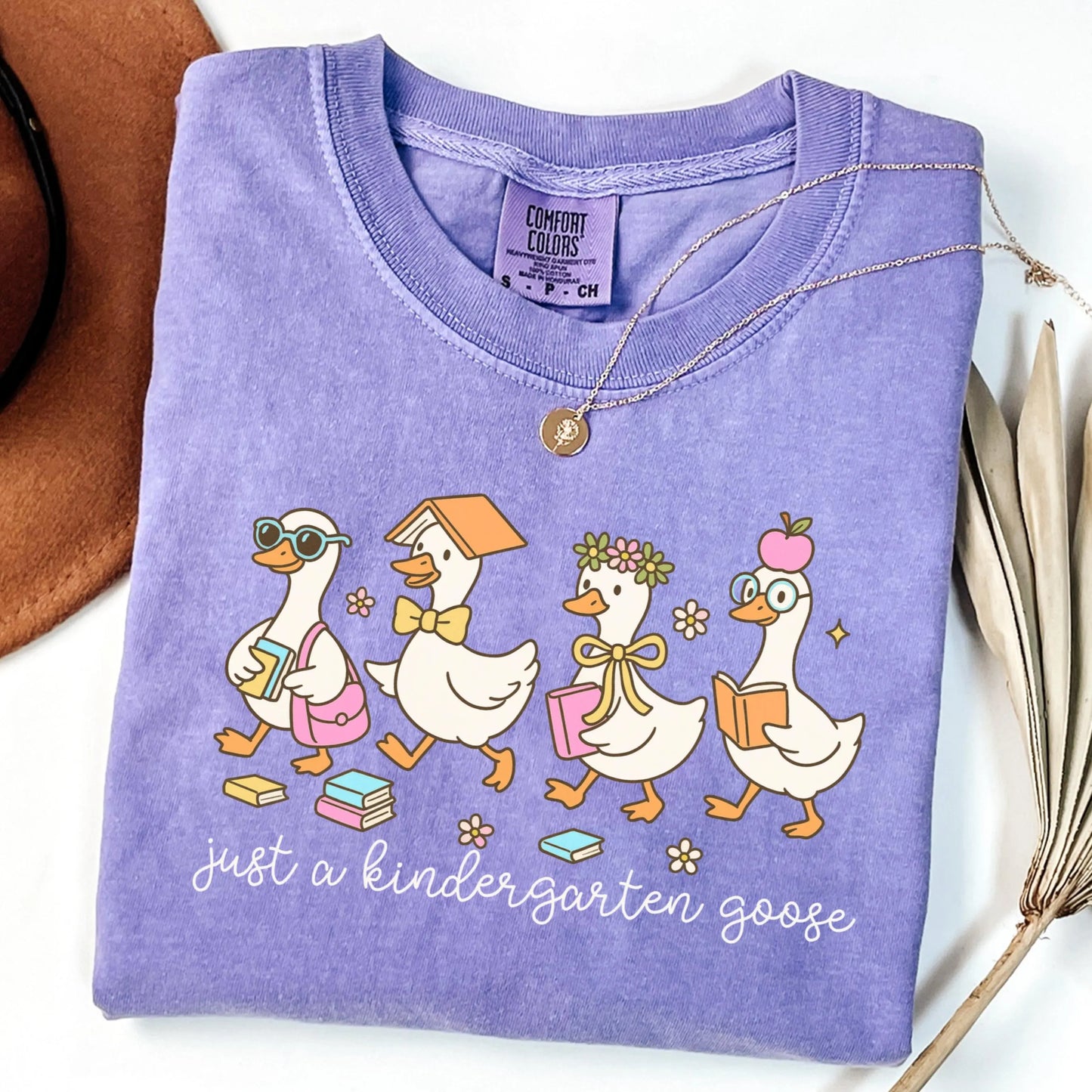 Comfort Colors Teacher Shirt, Kindergarten Teacher Teacher Shirt, Goose Shirt, Kinder Teacher Shirt, Back to School Shirt, Teacher Tee