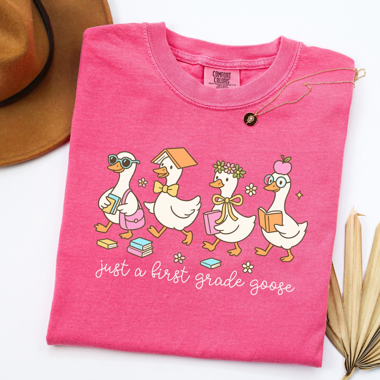 Comfort Colors Teacher Shirt, First Grade Teacher Shirt, Goose Shirt, 1st Grade Teacher Shirt, Back to School Shirt, Teacher Appreciation