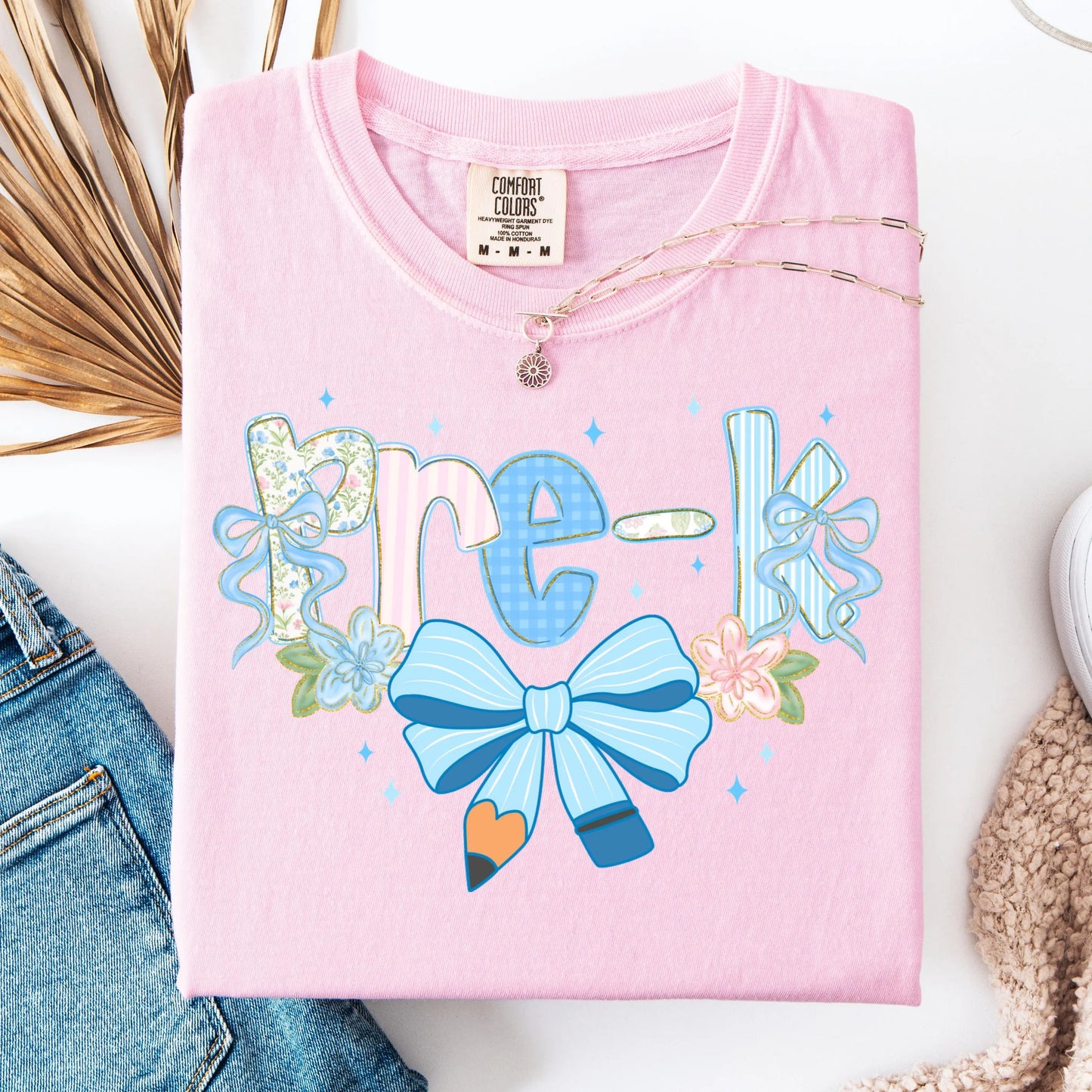 Comfort Colors Teacher Shirt, Pre K Grade Teacher Shirt, Preschool Teacher Shirt, Pre-K Teacher Tee, Back to School Shirt, Teacher Tee