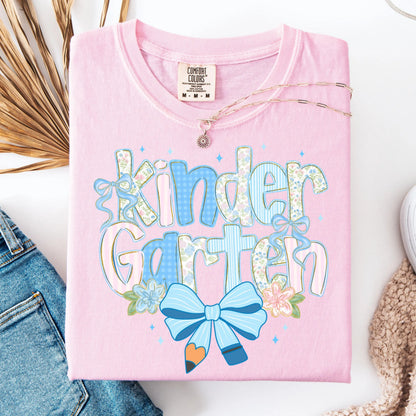 Comfort Colors Teacher Shirt, Kindergarten Teacher Shirt, Kindergarten Shirt, Back to School Shirt, Custom Teacher Appreciation Tee