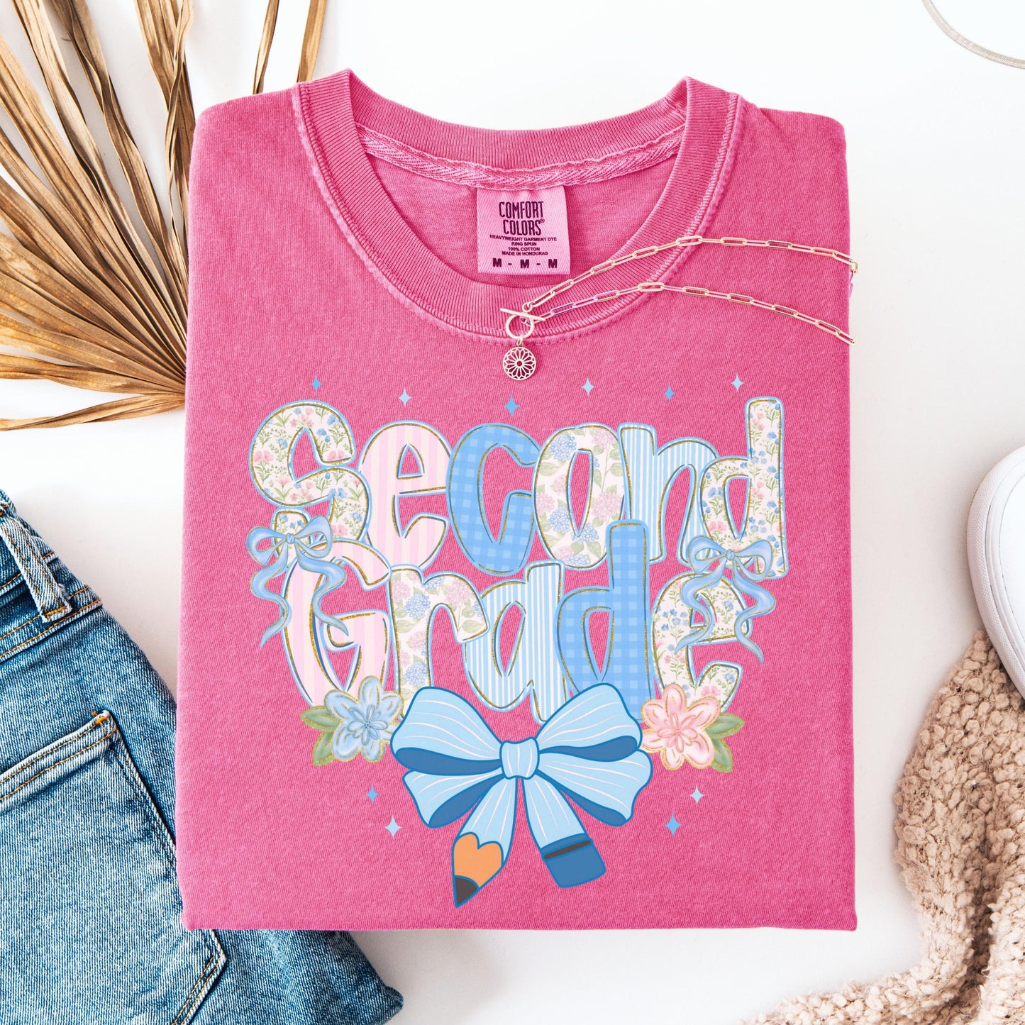 Comfort Colors Teacher Shirt, Second Grade Teacher Shirt, 2nd Grade Teacher Shirt, 2nd Grade Teacher Tee, Back to School Shirt, Teacher Tee