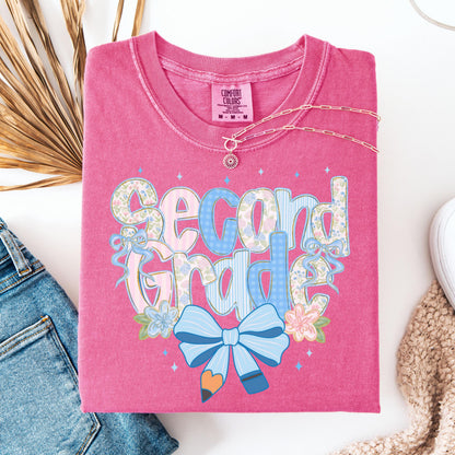 Comfort Colors Teacher Shirt, Second Grade Teacher Shirt, 2nd Grade Teacher Shirt, 2nd Grade Teacher Tee, Back to School Shirt, Teacher Tee