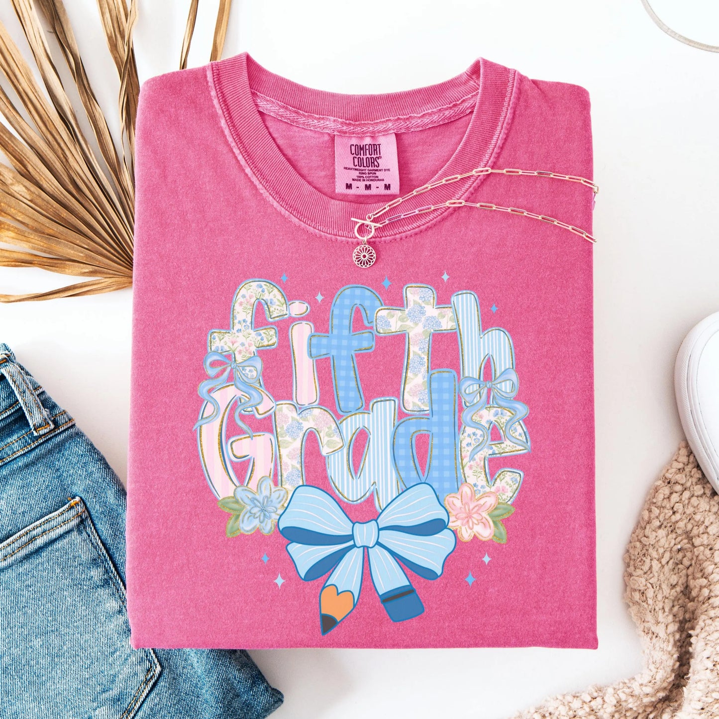 Comfort Colors Teacher Shirt, Fifth Grade Teacher Shirt, 5th Grade Teacher Shirt, 5th Grade Teacher Tee, Back to School Shirt, Teacher Tee