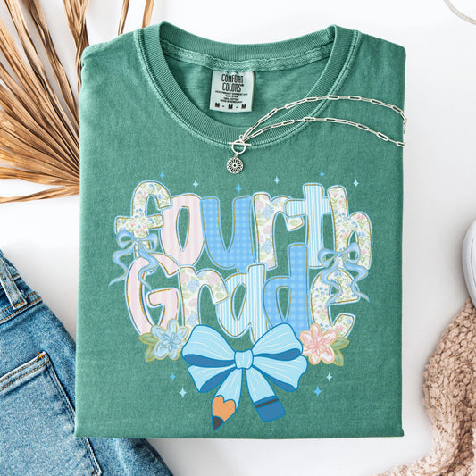 Comfort Colors Teacher Shirt, Fourth Grade Teacher Shirt, 4th Grade Teacher Shirt, 4th Grade Teacher Tee, Back to School Shirt, Teacher Tee