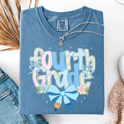 Comfort Colors Teacher Shirt, Fourth Grade Teacher Shirt, 4th Grade Teacher Shirt, 4th Grade Teacher Tee, Back to School Shirt, Teacher Tee