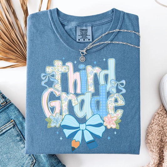 Comfort Colors Teacher Shirt, Third Grade Teacher Shirt, 3rd Grade Teacher Shirt, 3rd Grade Teacher Tee, Back to School Shirt, Teacher Tee