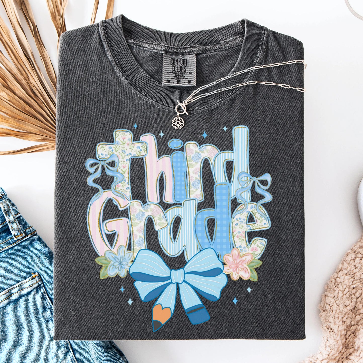 Comfort Colors Teacher Shirt, Third Grade Teacher Shirt, 3rd Grade Teacher Shirt, 3rd Grade Teacher Tee, Back to School Shirt, Teacher Tee