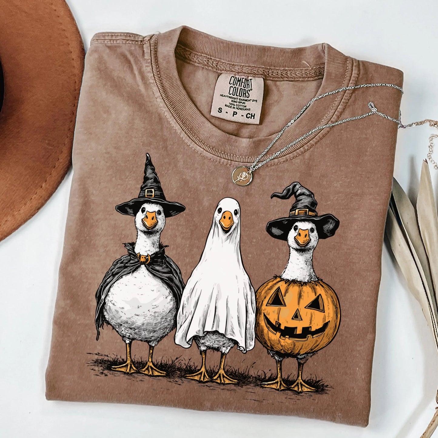 Halloween Costume Goose Comfort Colors Tee