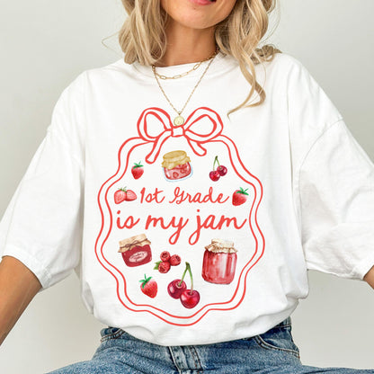 Comfort Colors Teacher Shirt, First Grade Teacher Shirt, 1st Grade Teacher Shirt, 1st Grade Teacher Tee, Back to School Shirt, Is My Jam